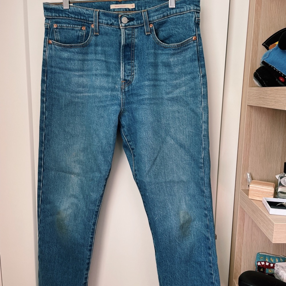 Wedgie Straight Denim Jeans